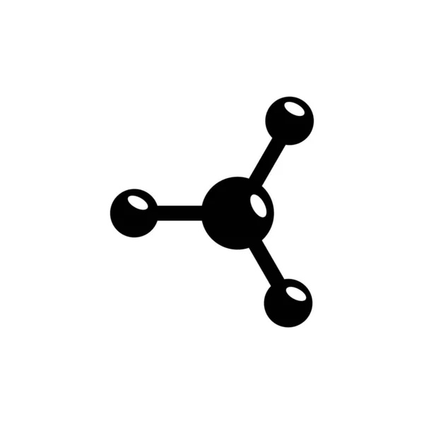 Molekula, Neuron, Atom, Chemie Flat Vector Icon — Stockový vektor