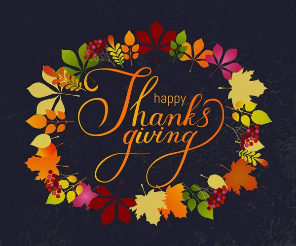 Şükran günü vektör hat