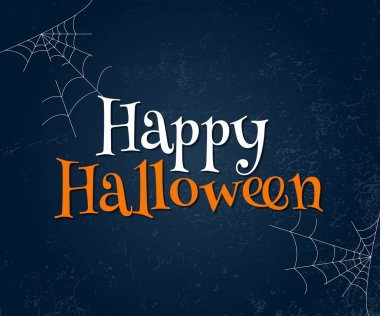 Mutlu Cadılar Bayramı vektör tipografi