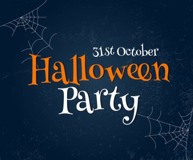 Mutlu Cadılar Bayramı vektör tipografi