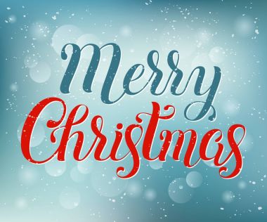 Neşeli Noel vektör yazı çizim