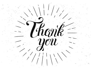 Teşekkürler. El yazısıyla yazılmış mektuplar.