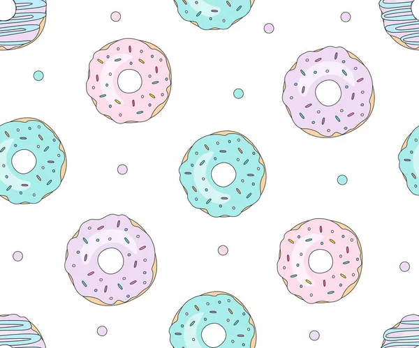 Donut vector ilustración — Archivo Imágenes Vectoriales