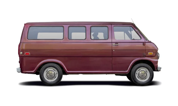 Classic American van isolated — Stock Photo, Image