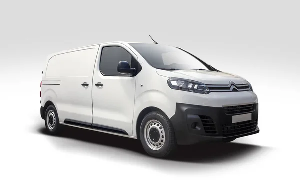 Beyaz izole Citroen Jumpy yan görünüm