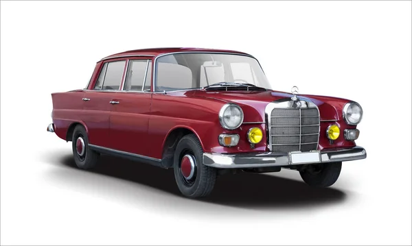 Κλασικό κόκκινο Mercedes Benz — Φωτογραφία Αρχείου
