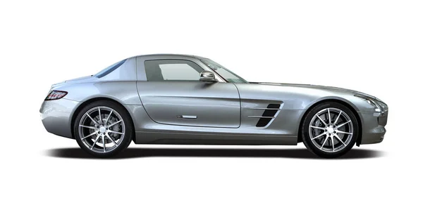 梅赛德斯-奔驰 Sls Amg 上白色孤立 — 图库照片