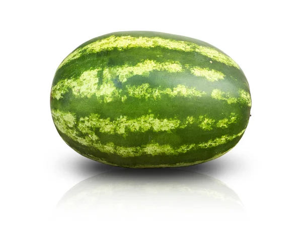 Agua Mellon Aislado Sobre Fondo Blanco — Foto de Stock