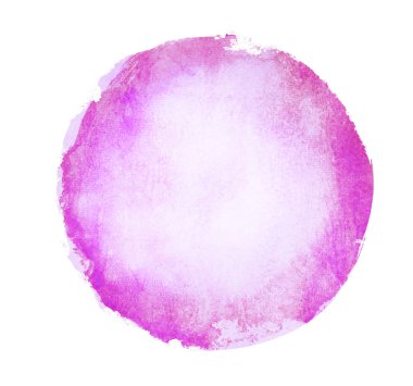 Arkaplan olarak beyaz üzerine suluboya daire