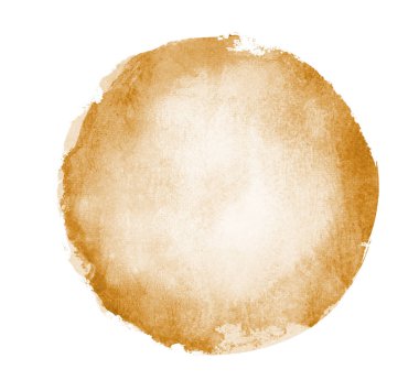 Arkaplan olarak beyaz üzerine suluboya daire