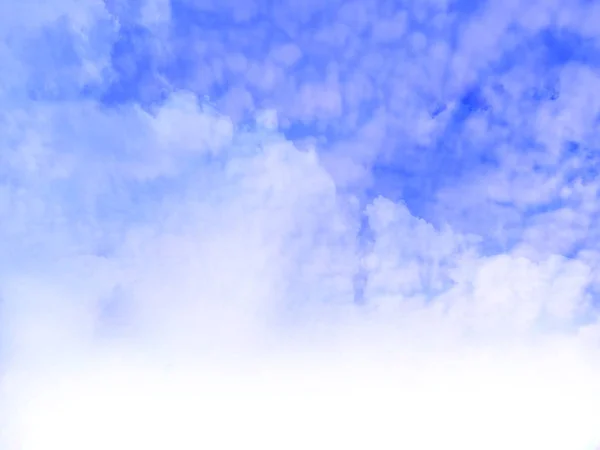 Cielo Azul Con Nubes Como Fondo — Foto de Stock