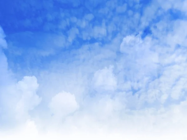 Блакитне Небо Хмарами Фон — стокове фото