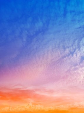 Renkli romantik gökyüzü arkaplanı