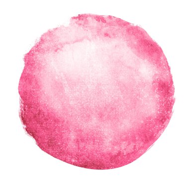 Beyaz suluboya daire