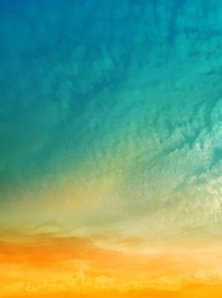 Farbe Romantischer Himmel Hintergrund — Stockfoto