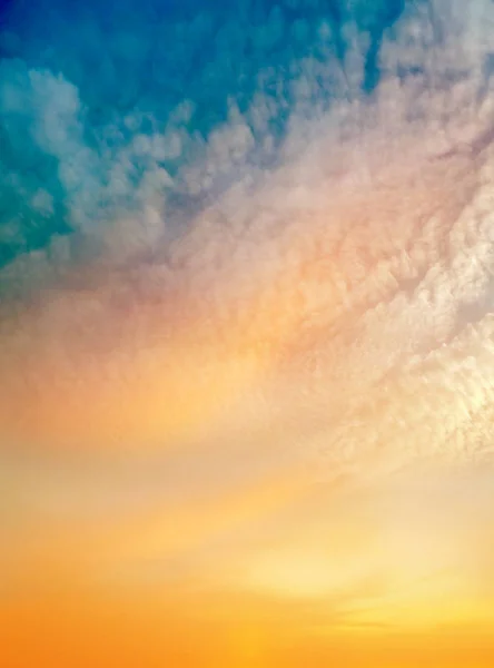 Aquarell Sonnenuntergang Himmel Hintergrund — Stockfoto