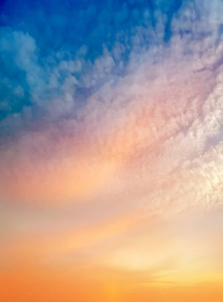 日落的天空背景 — 图库照片