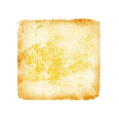 Beyaz arkaplanda suluboya kare