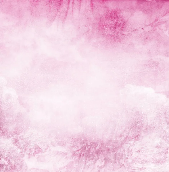 Farbe Romantischer Himmel Als Hintergrund Aquarell — Stockfoto