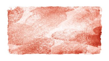 Suluboya dikdörtgen arkaplanı beyaza izole edildi