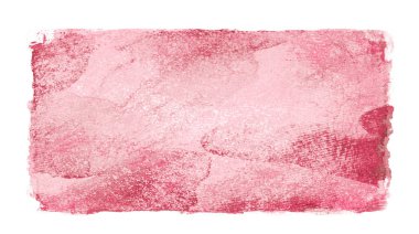 Suluboya dikdörtgen arkaplanı beyaza izole edildi