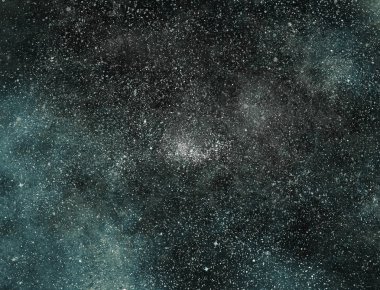 Arkaplanda yıldızlar olan gece göğü
