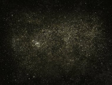 Arkaplanda yıldızlar olan gece göğü