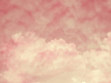 Arka planda bulutlar olan mavi gökyüzü