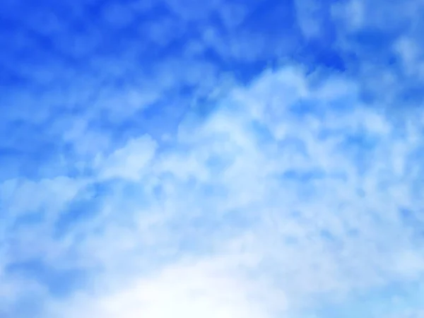 Cielo blu con nuvole come sfondo — Foto Stock