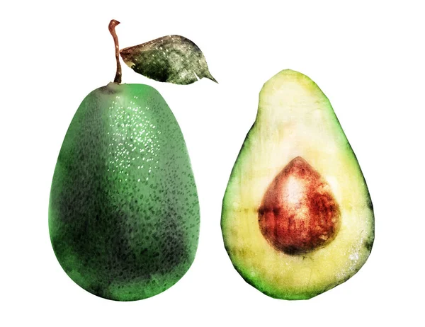 Fresh Ripe Pear Isolated White Background — Stock Photo, Image