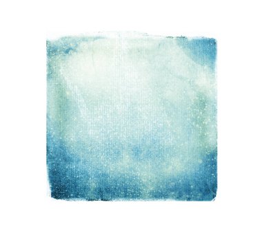 Arkaplan olarak beyaz üzerine suluboya kare