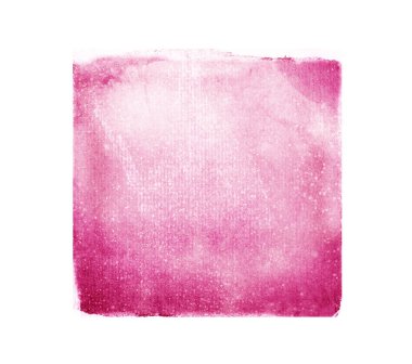 Arkaplan olarak beyaz üzerine suluboya kare