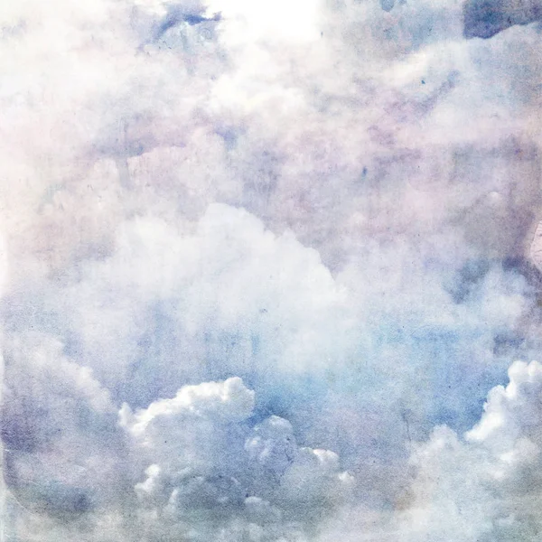 Acuarela cielo fondo — Foto de Stock