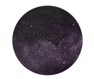 Arkaplanda yıldızlar olan gece göğü