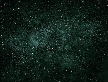 Arkaplanda yıldızlar olan gece göğü