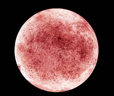 Siyah arkaplanda suluboya evren çemberi