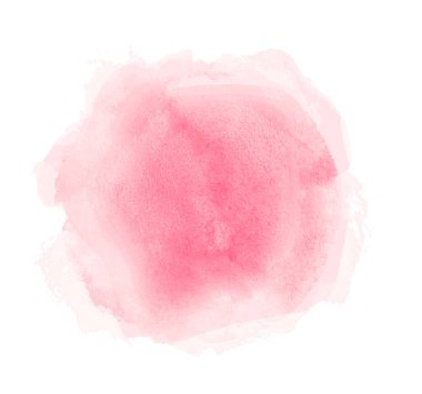 Arkaplan olarak beyaz üzerine suluboya daire