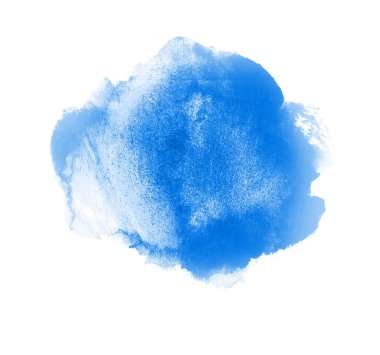 Arkaplan olarak beyaz üzerine suluboya daire