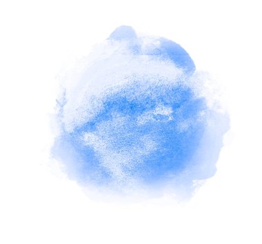 Arkaplan olarak beyaz üzerine suluboya daire