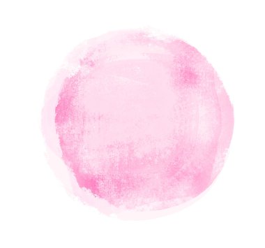 Arkaplan olarak beyaz üzerine suluboya daire