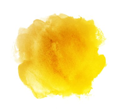 Arkaplan olarak beyaz üzerine suluboya daire