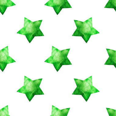 Yıldızlı kusursuz suluboya deseni
