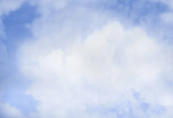 Langit Biru Dengan Awan Sebagai Latar Belakang — Stok Foto