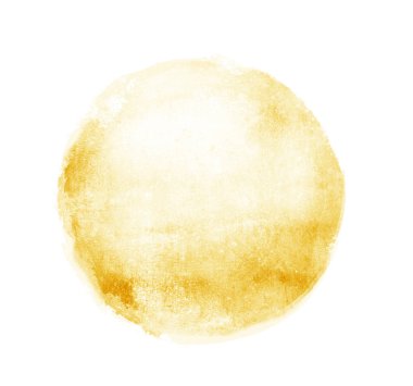 Arkaplan olarak beyaz üzerine suluboya daire