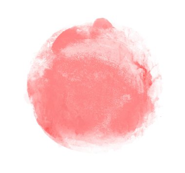 Arkaplan olarak beyaz üzerine suluboya daire