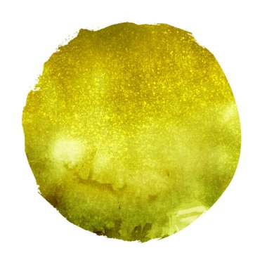 Arkaplan olarak beyaz üzerine suluboya daire