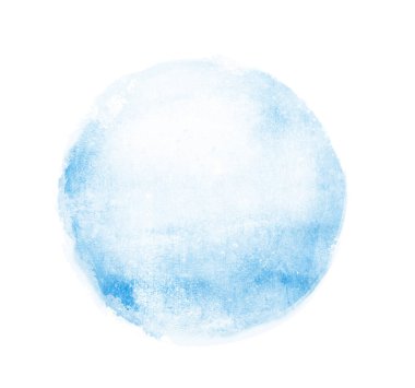 Arkaplan olarak beyaz üzerine suluboya daire