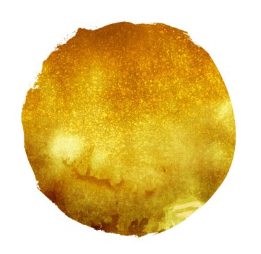 Arkaplan olarak beyaz üzerine suluboya daire