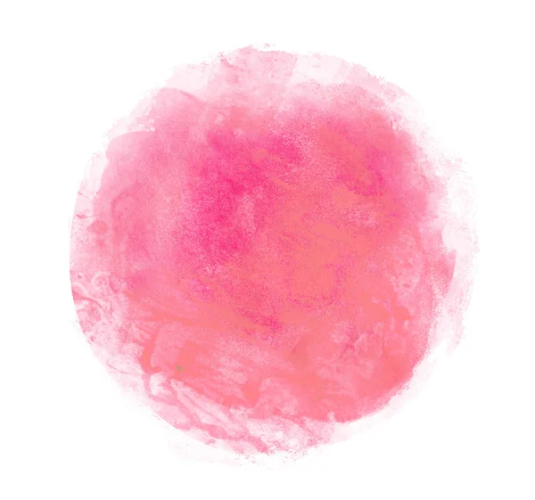 Watercolor Circle White Background — Stock Photo, Image