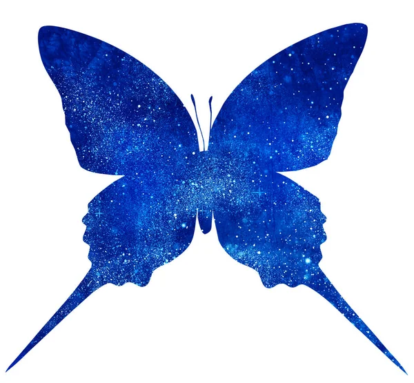 Kosmos Schmetterling Isoliert Auf Weiß — Stockfoto